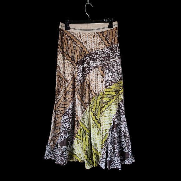 Anthropologie Tiny Cotton Floral Skirt Folded - Picture 2 of 11